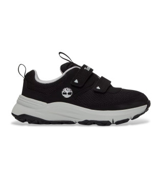 Sneakers in pelle nera con velcro Motion Access