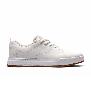 Baskets basses en cuir  lacets Maple Grove, blanches