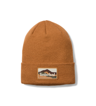 Cappello con toppa di montagna 