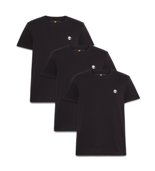 Pack de 3 camisetas Dunstan River negro