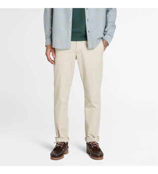 Hlače Claremont twill chino sive barve