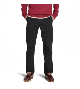 Tovorne hlače Brookline twill črne