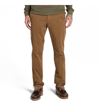 Pantalon chino marron Claremont