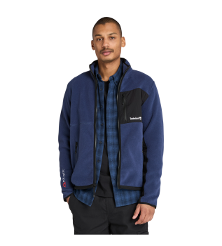 Giacca in pile Polartec blu navy Sherburne