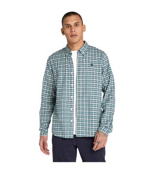 Solucell Gingham skjorta bl