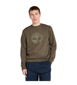 Kennebec River crew neck sweatshirt green