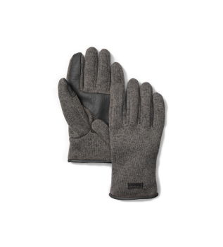 Guanti in maglia grigio scuro
