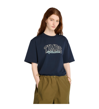 Universiteit T-shirt marine