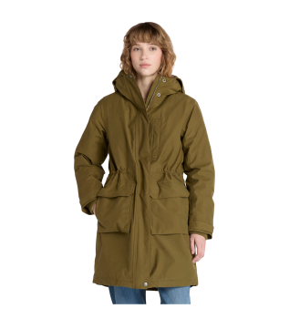 Parka impermeabile verde