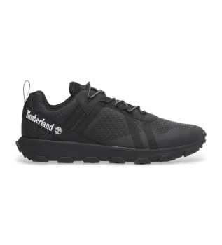 Winsor Trail Sneaker impermeabile in pelle nera