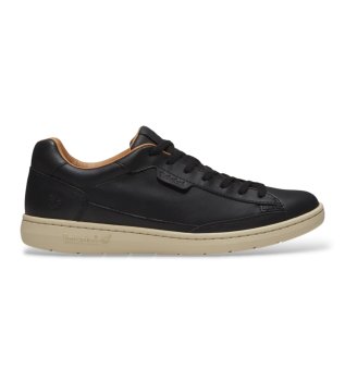 Skórzane trampki Portofino Pier w kolorze czarnym