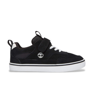 Stone Jump Leather Sneakers black