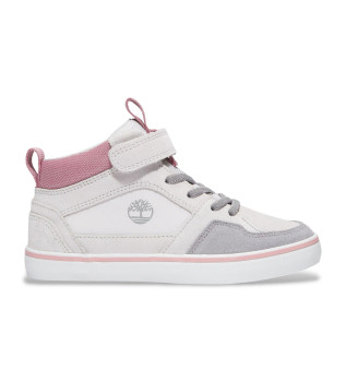 Sneakers Stone Jump bianche, rosa