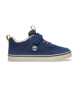 Sneakers in pelle blu navy Stone Jump