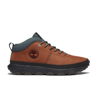 Winsor Trail Leather Sneakers brown