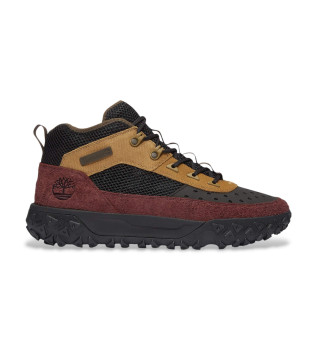 GreenStride Motion 6 Leather Sneakers Brown