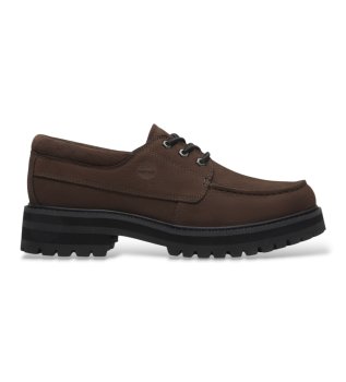 Scarpe in pelle Britton Drive marrone