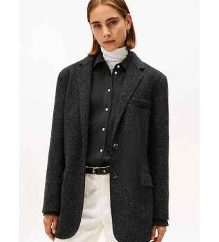 Grijze oversized blazer 