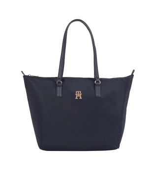 Saco com fita azul-marinho distintiva