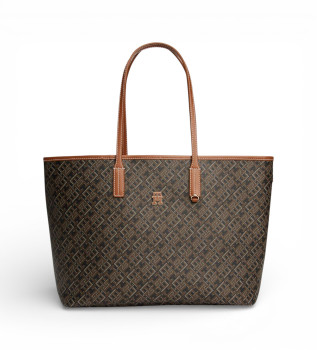 Bolso Tote Monoplay negro, mar�n