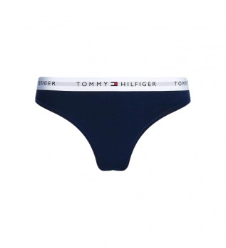 Slip Icons con scritta blu navy