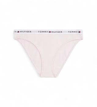 Slip Icnes avec inscription rose