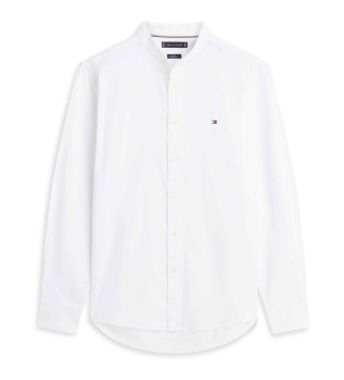 Fleksibilna srajca z belim ovratnikom grandad