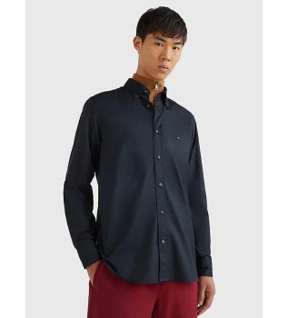 TH Flex Hemd aus Baumwollpopeline schwarz