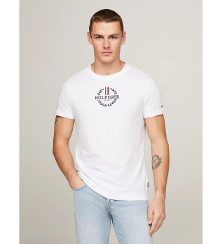 Acheter Tommy Hilfiger T-shirt Global Stripe blanc