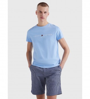 Blauw Slim Fit T-shirt