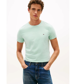 T-shirt slim verde claro