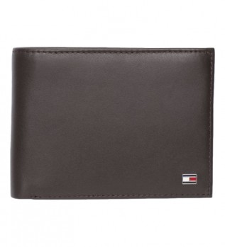 Ledergeldbrse Eton CC Flap Coin Pocket braun -13x9.5x3cm