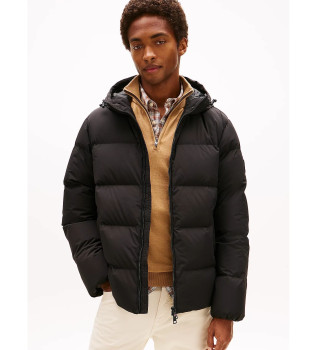 Veste  capuche matelasse noir