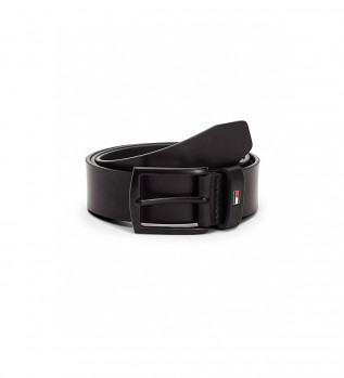 Ceinture en cuir mat Denton noir