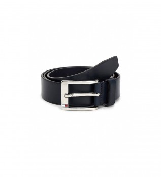 Ceinture en cuir New Aly navy