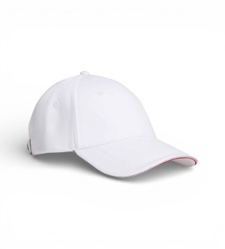 Gorra de b�isbol Corporate con cinta blanco