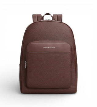 Zaino con bandiera marrone