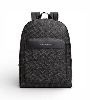 Zaino con bandiera, nero