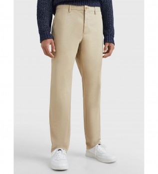 Bleecker chino-bukser i beige bomuld med stretch