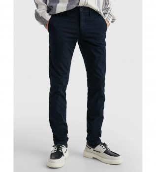 Pantalon chino Bleecker en coton extensible marine