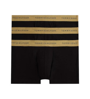 Lot de 3 slips Trunk Signature noir