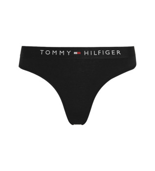 Bande de taille Thong Logo noir