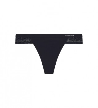 Exclusive Thong Navy Lace Detail