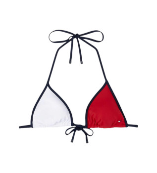 Haut de bikini matelass  logo multicolore