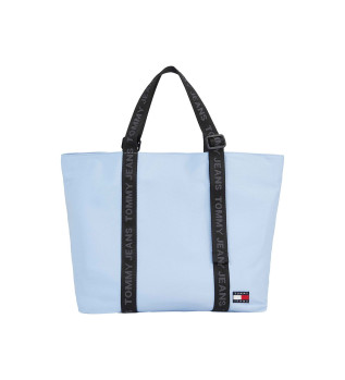 Buy Tommy Jeans Essential Medium Tote Bag with blue inscription