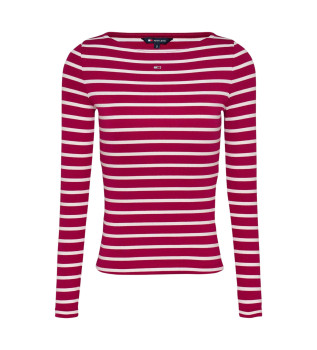 T-shirt bateau rouge