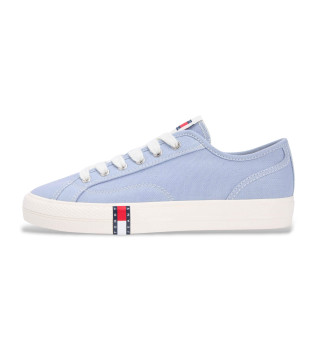 Archive canvas trainers with blue logo