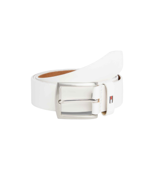 New Denton 3.5 leather belt white