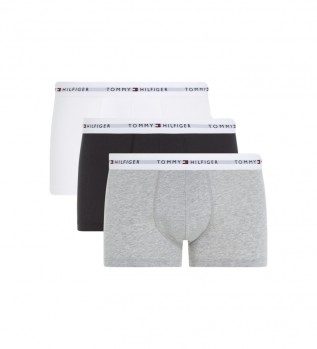 Lot de 3 caleons Trunk Essential gris, noir, blanc