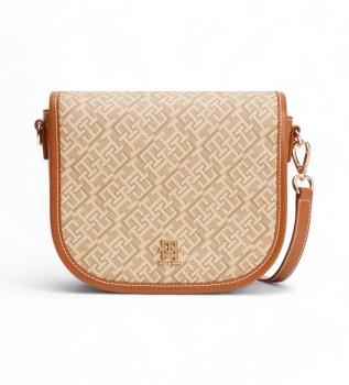 Sac en cuir beige Monoplay